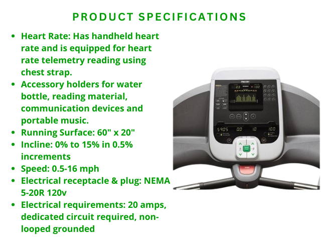 Precor 956i Experience Treadmill